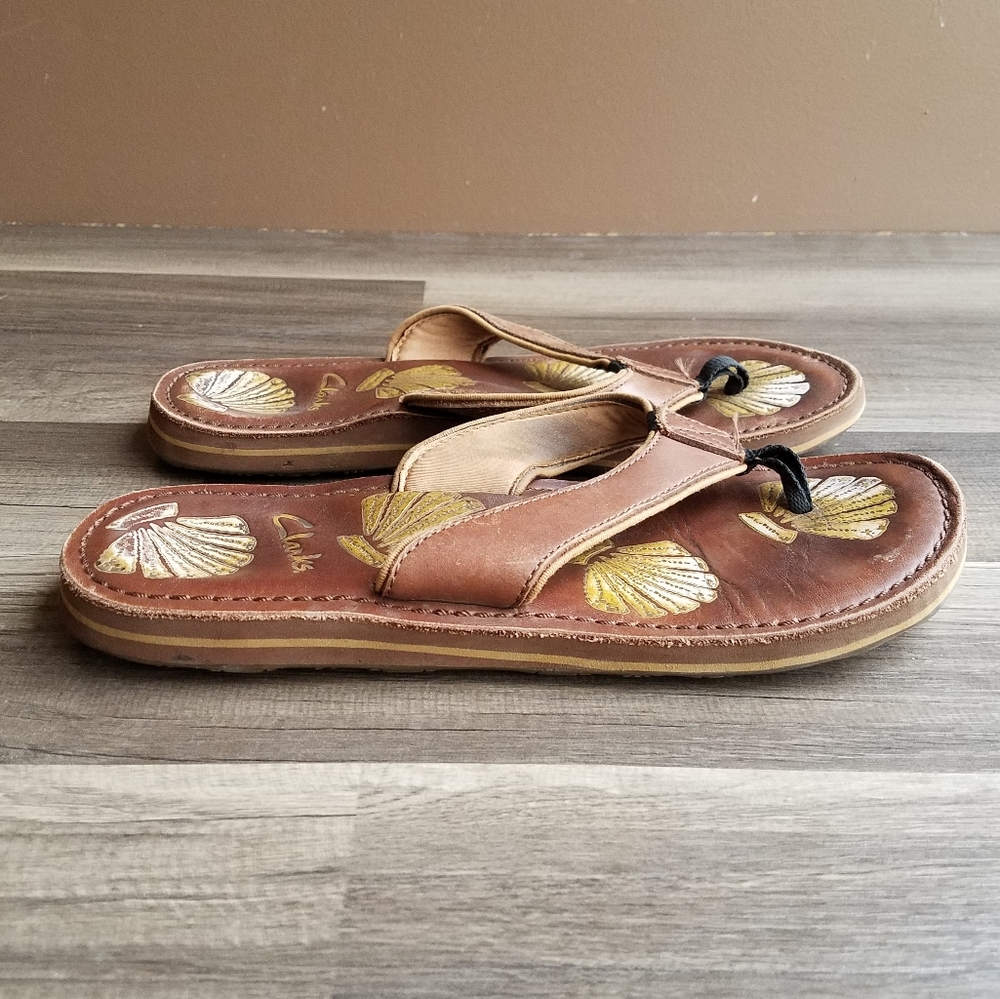 Clarks Leather Sandals